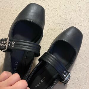 Torrid Black Buckle Mary Jane Shoes
